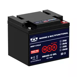Тяговый аккумулятор для лодочного электромотора WBR MBG50-12