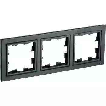 Трехместная рамка IEK Brite ру-3-брч BR-M32-K02