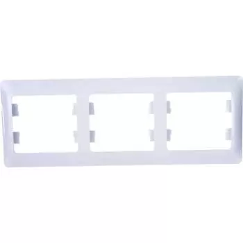 Трехместная рамка Systeme Electric Glossa GSL000103