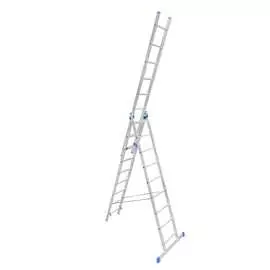 Трехсекционная алюминиевая лестница LadderBel