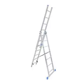 Трехсекционная алюминиевая лестница LadderBel