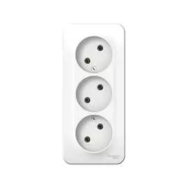 Тройная розетка Systeme Electric BLANCA BLNRA000311