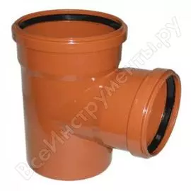Тройник для наружной канализации flextron 160/110х90° svk-kn70161187