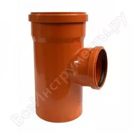 Тройник для наружной канализации polytron terra pp 200x110/87,5 pph70201187