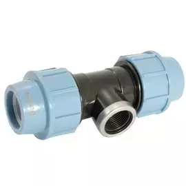 Тройник UNIPUMP с внутренней резьбой 20 мм, 1/2" 65626