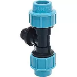 Тройник UNIPUMP с наружной резьбой 25 мм, 3/4" 75982