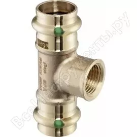 Тройник viega sanpress, c sc-contur 35x1x35 361204