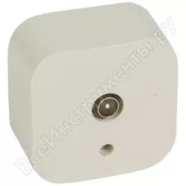 Одноместная TV розетка Legrand Quteo 782245 255259