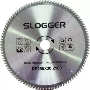 Твердосплавный диск пильный Slogger DP255х30 Z100