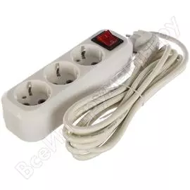 Удлинитель Smartbuy SBE-16-3-03-ZS