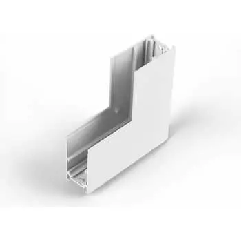 Угловой внутренний коннектор для накладного шинопровода Elektrostandard slim magnetic белый 85091/00 a061238