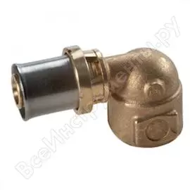 Угольник мп/pe-x giacomini rm129 латунь пресс, дн 16х1/2х90гр, вр rm129y033 027-6575