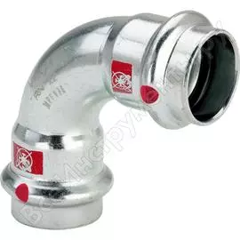 Угол viega prestabo 90 с sc-contur, 54 мм 558185