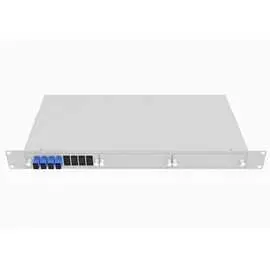 Укомплектованный одномодовый стоечный оптический кросс TopLan КРС-Top-1U-04SC/U-OS2-GY