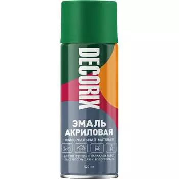Универсальная аэрозольная акриловая эмаль Decorix 0101-35 DX