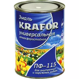 Универсальная эмаль KRAFOR ПФ-115 26036