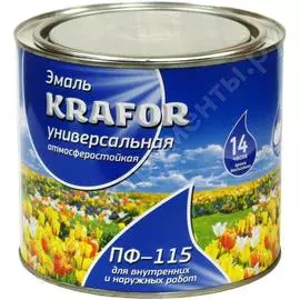 Универсальная эмаль KRAFOR ПФ-115 206153