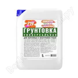 Акриловая универсальная грунтовка для наружных и внутренних работ Z19