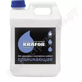 Универсальная проникающая грунтовка KRAFOR 27335