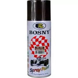 Универсальный автомобильный грунт Bosny Красно-коричневый, аэрозоль 168