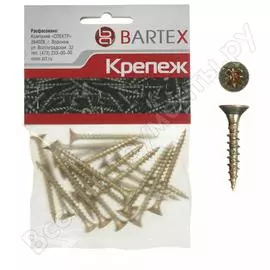 Оцинкованный универсальный саморез bartex