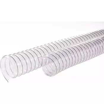 Универсальный шланг Тексоник из прозрачного ПВХ 10 м; 80 мм; стенка 0.5 мм PVC-80-10