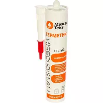 Универсальный силиконовый герметик MASTERTEKS PROFMASTER 53381