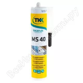 Уплотняющий клей-герметик для деформационных швов ткк tekaflex ms-40 черный 50388