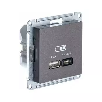 Usb розетка Systeme Electric Atlasdesign ATN000629