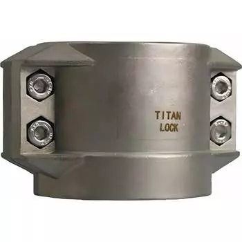 Усиленный 4-х болтовый хомут TITAN LOCK TL63x8SS TL63X8SS