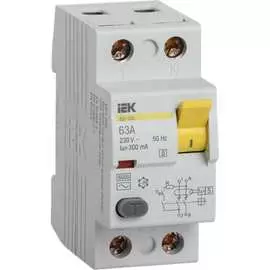 Устройство защитного отключения IEK ВД1-63 УЗО MDV12-2-063-300