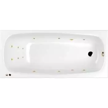 Ванна WHITECROSS Layla 180x80 "LINE" (золото) 0102.180080.100.LINE.GL