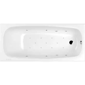 Ванна WHITECROSS Layla 170x75 "RELAX" (хром) 0102.170075.100.RELAX.CR
