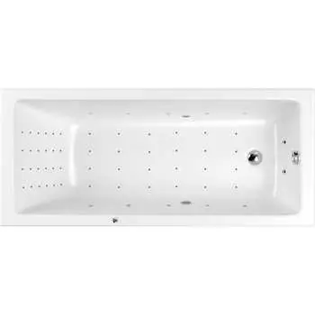Ванна WHITECROSS Wave Slim 170x75 "NANO" (хром) 0111.170075.100.NANO.CR
