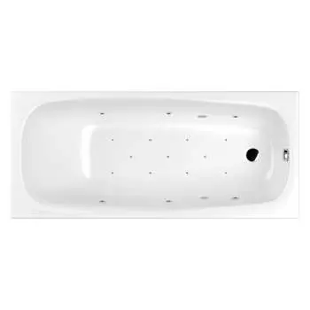 Ванна WHITECROSS Layla 180x80 "RELAX" (хром) 0102.180080.100.RELAX.CR