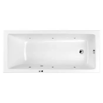 Ванна WHITECROSS Wave Slim 160x80 "SOFT" (хром) 0111.160080.100.SOFT.CR