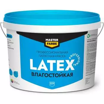 ВД влагостойкая краска для стен и потолков MASTERFARBE 4631166884713