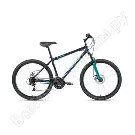 Велосипед altair mtb ht 26 2.0 disc 26, рост 19, 2019-2020, темно-синий/бирюзовый rbkt0mn6p008