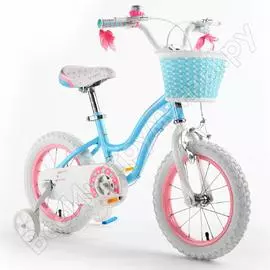 Велосипед Royal Baby Stargirl Steel RB14G-1 Голубой/Розовый