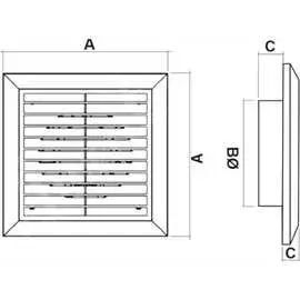 Вентиляционная решетка MTG