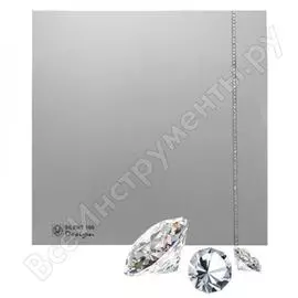 Вентилятор Soler&Palau SILENT-100 CZ SILVER SWAROVSKI DESIGN