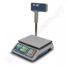 Весы m-er 322acpx-15.2 lcd 3014