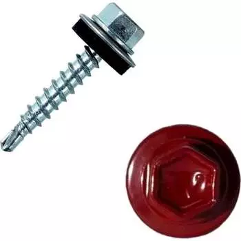 Винт HARDWEX ТМ HWX1-W-J-SP-4.8x20 мм., RAL 3011 (250 шт.) 5190000001154