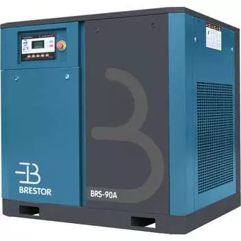 Винтовой компрессор Brestor BRS-90A (15м3/мин при 8бар; маслозаполненный) , UCX, "Звезда/треуг.", 380В 3ф 50Гц, возд. охл., MAM8 S90A8