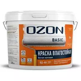 Влагостойкая интерьерная акриловая краска OZON