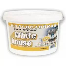 Влагостойкая морозоустойчивая краска White House