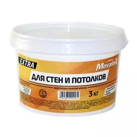 Водоэмульсионная краска для стен и потолков Movatex EXTRA Т11870