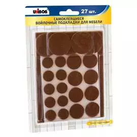 Войлочный самоклеящиеся подкладки для мебели Unibob 214951