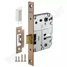 Врезная защелка fuaro plastic p72-50 ac медь 33599