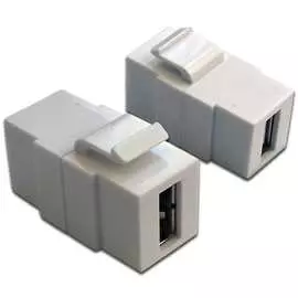 Вставка LANMASTER LAN-OK-USB20-AA/V-WH